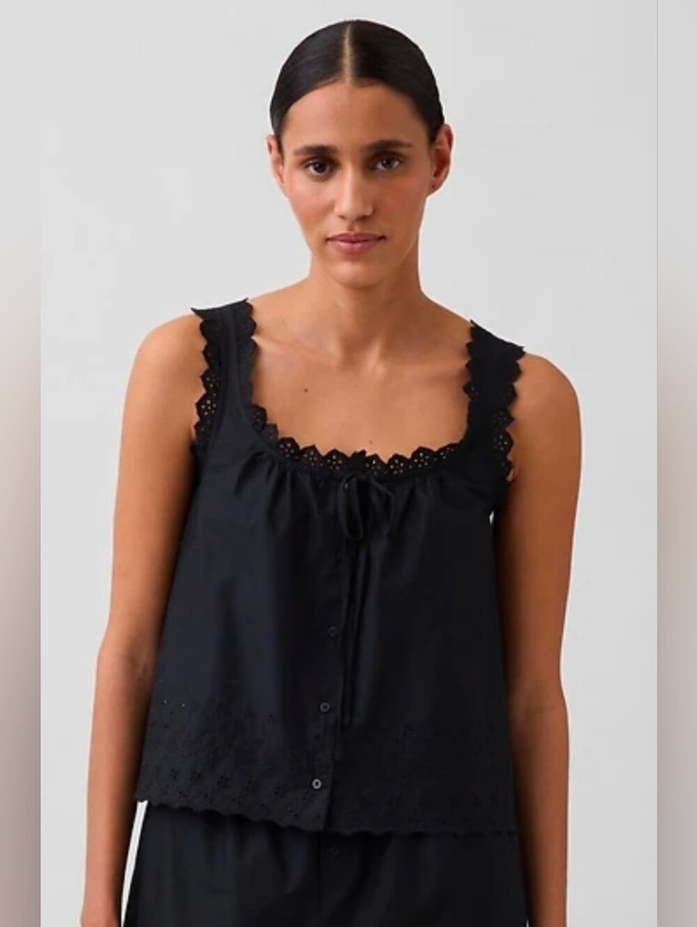 Gap Embroidered PJ Tank, S